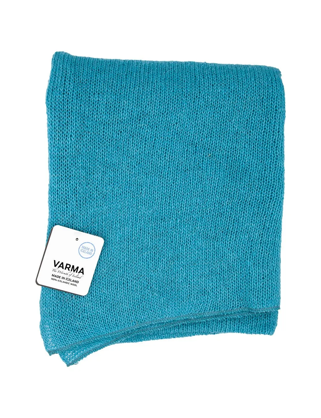 Turquoise Wool Scarf Shawl