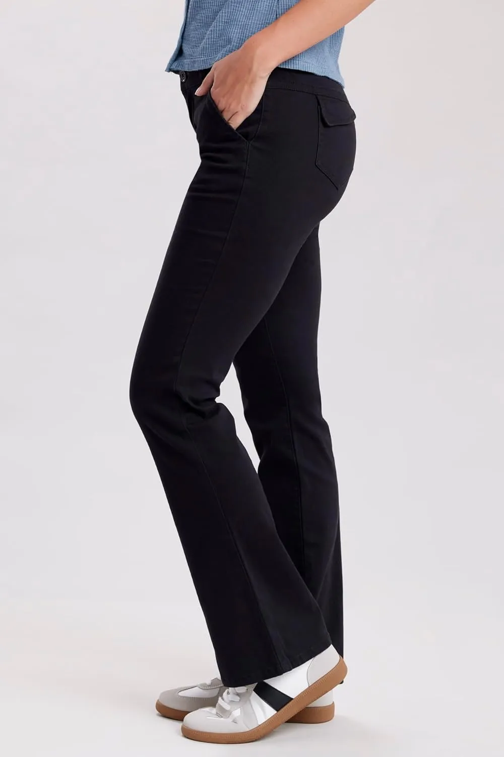 UNIONBAY Women's Stretch Uniform Bootcut Work Pant