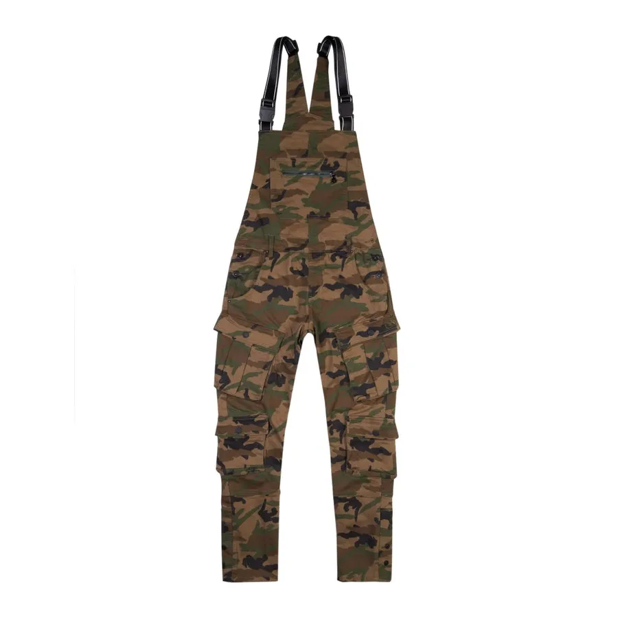 Utility Cargo Overalls - Wood Camo
