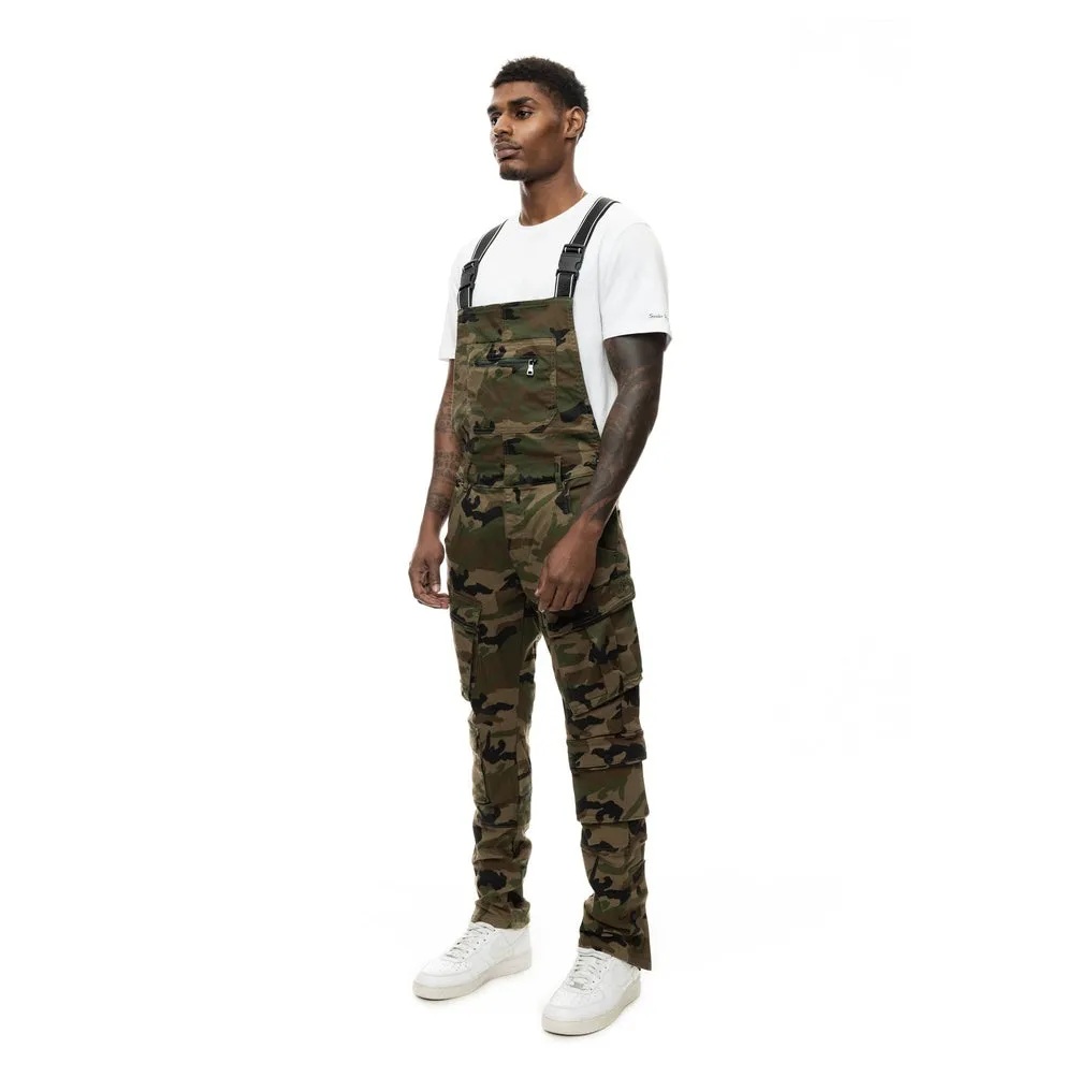 Utility Cargo Overalls - Wood Camo
