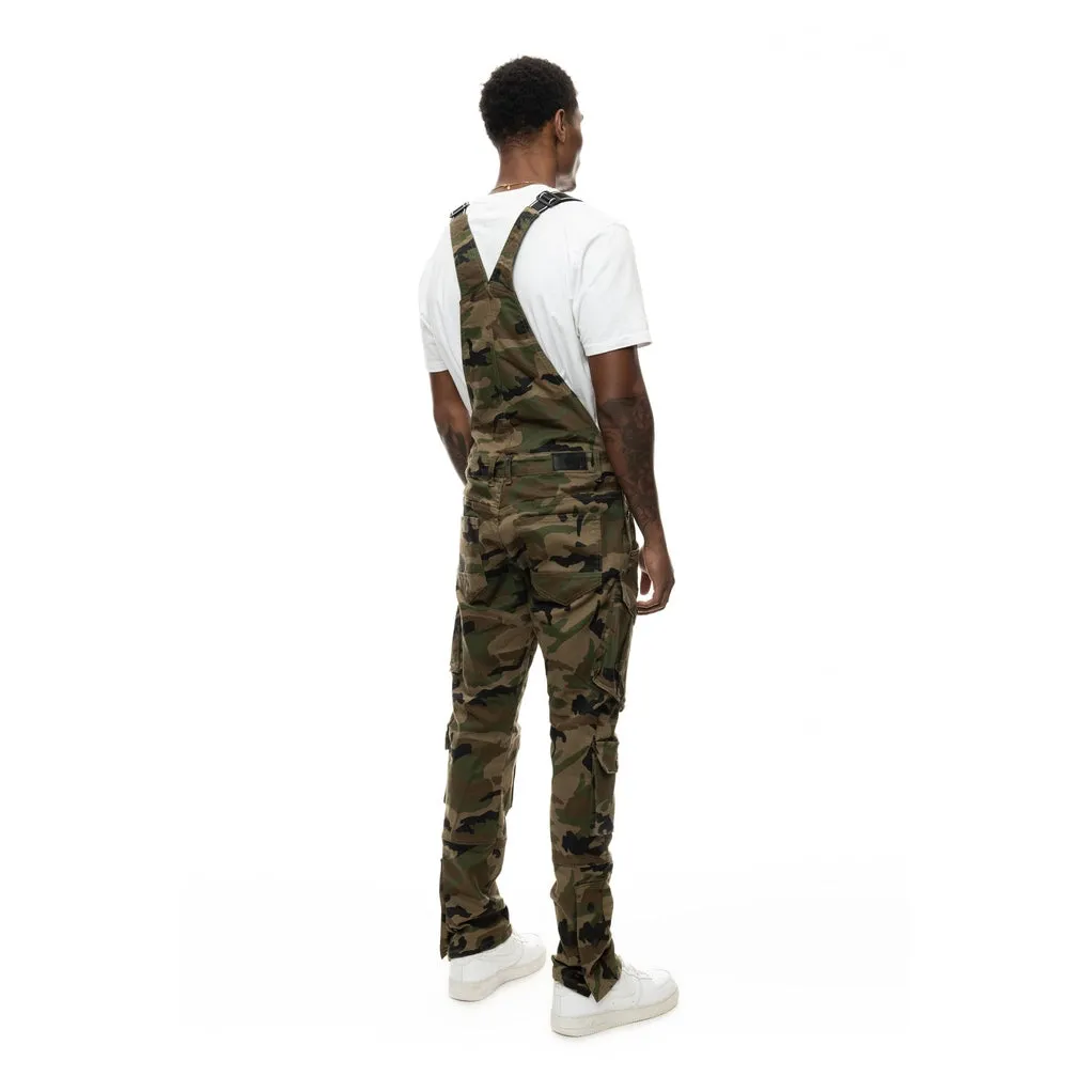 Utility Cargo Overalls - Wood Camo