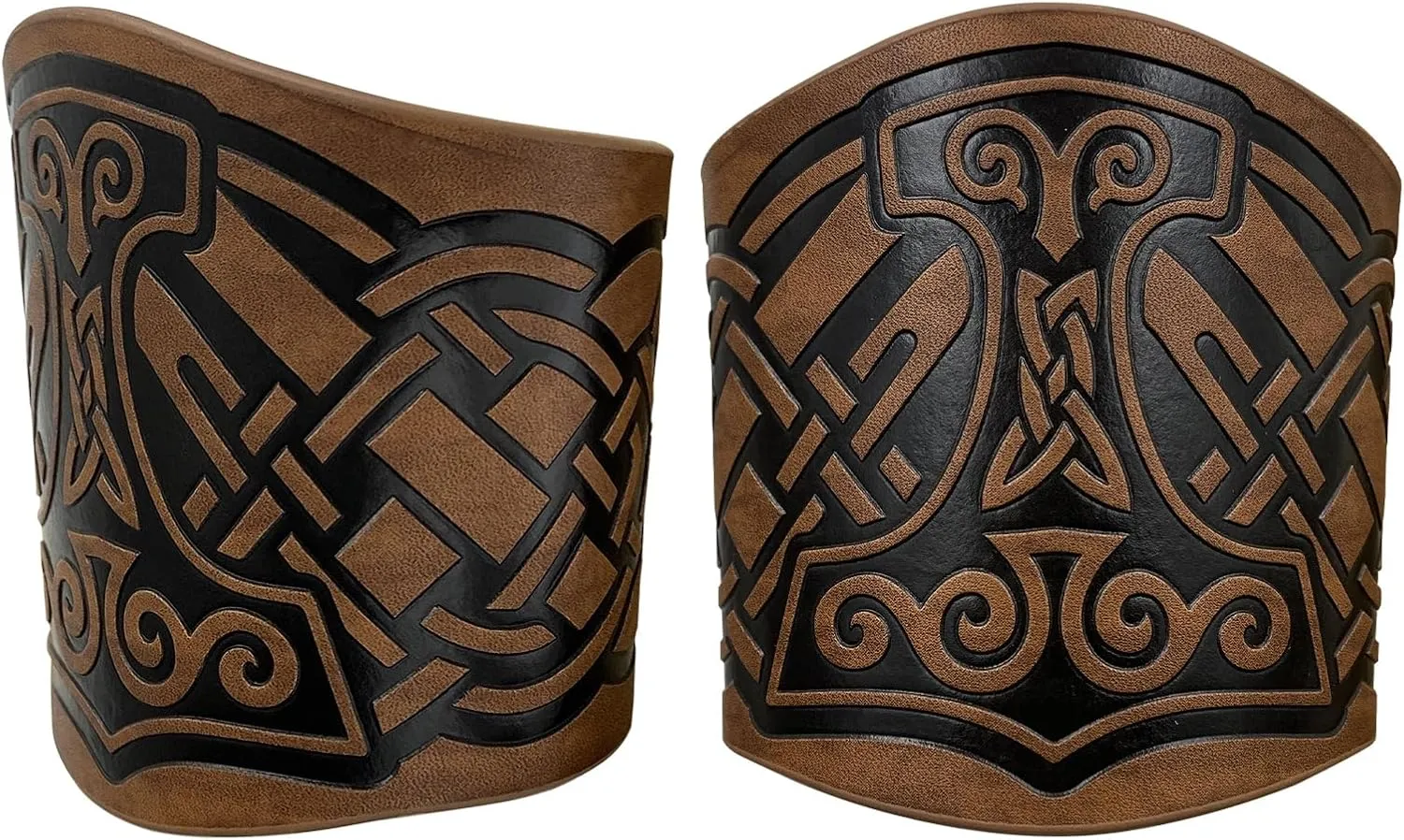 Viking Bracers Medieval Leather Bracers Embossed Dragon Leather Arm Armer Cuff Leather Gauntlet Wristband Gauntlet