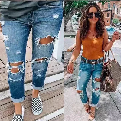women Ripped jeans
