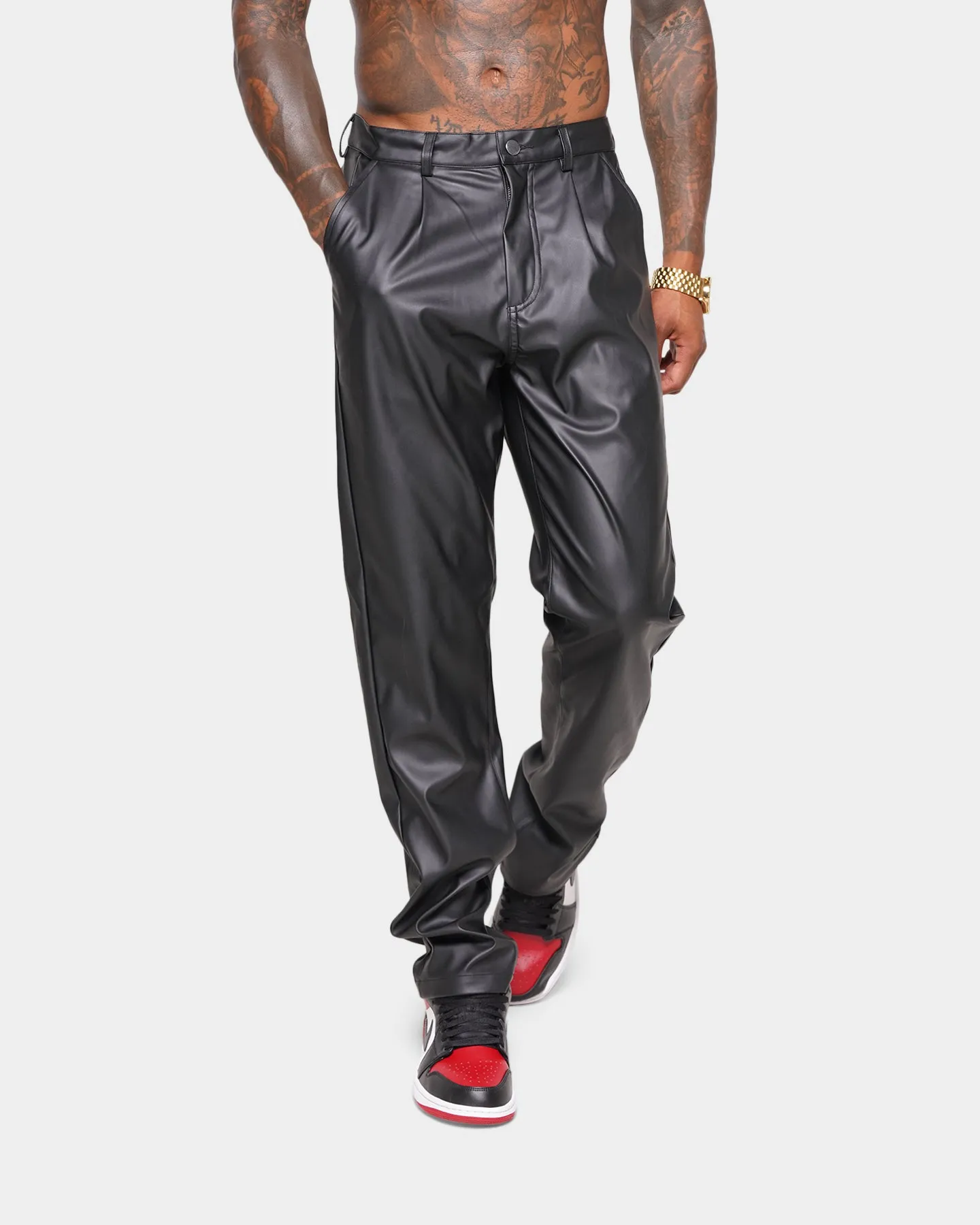 XXIII Mykel Leather Pants Black