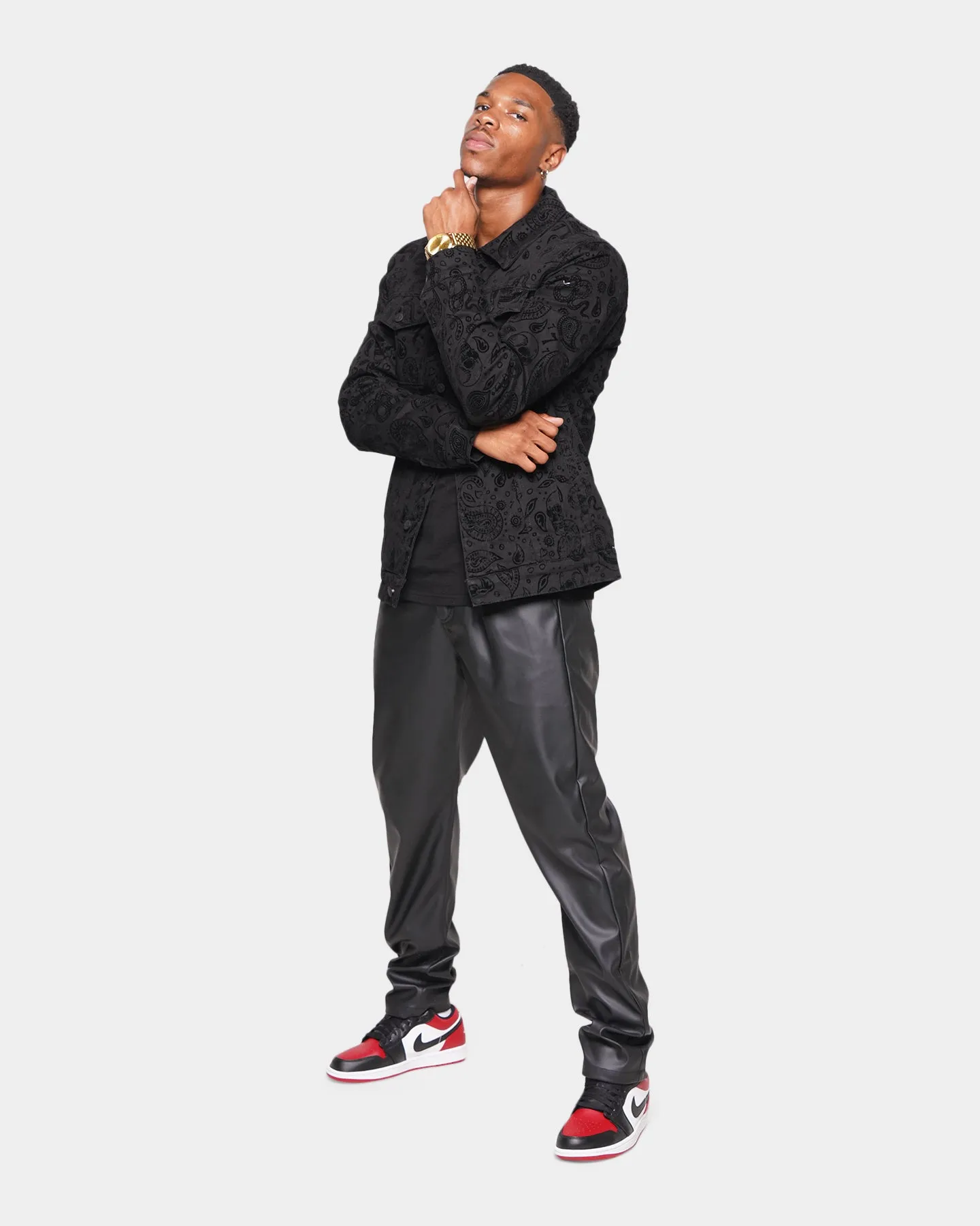 XXIII Mykel Leather Pants Black