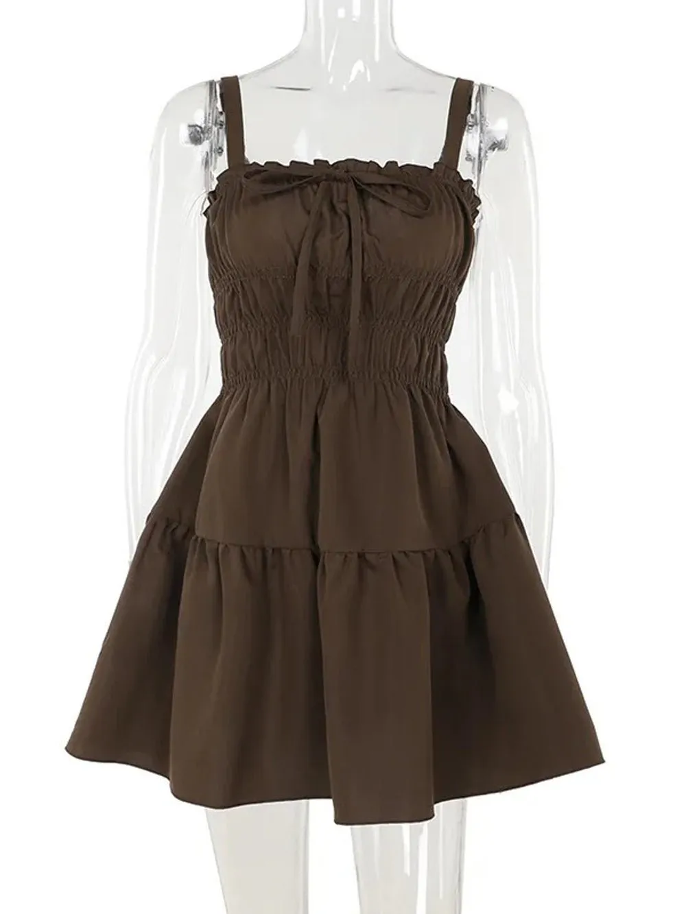 Zoe Strap Backless Mini Dress