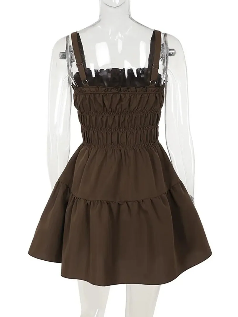 Zoe Strap Backless Mini Dress